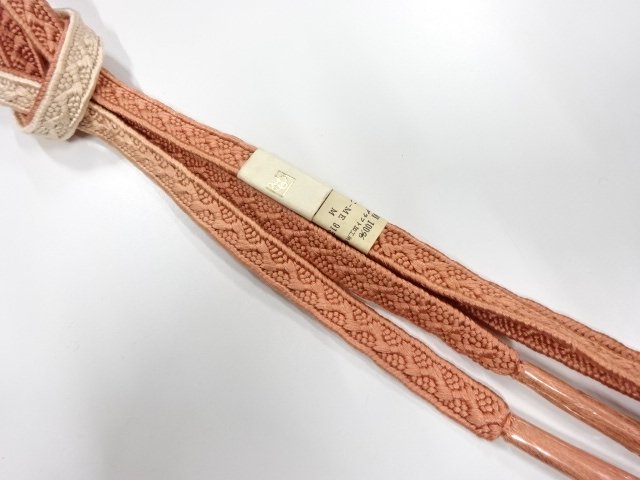 未使用品　正絹　手組帯締め